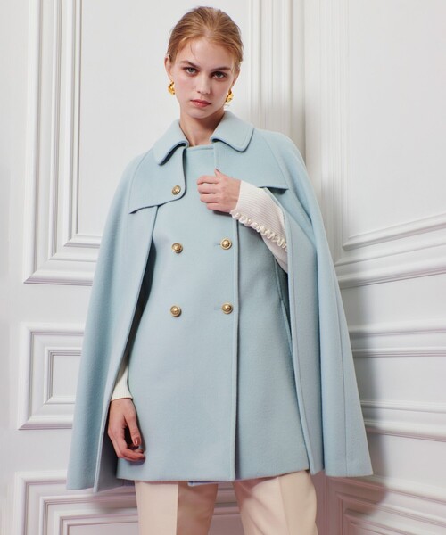 LOULOU WILLOUGHBY】シャルムビーバーケープコート（チェスターコート