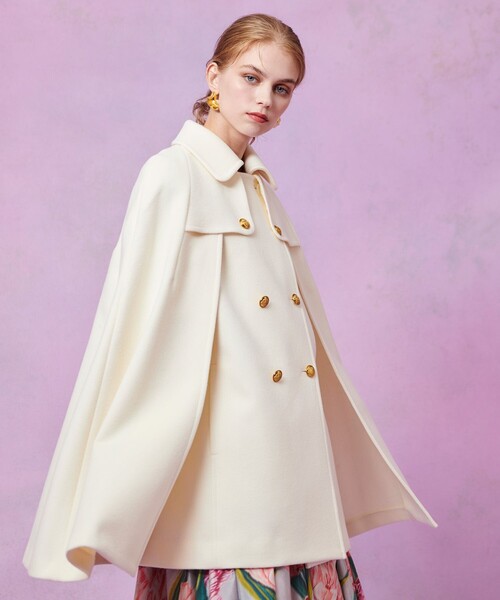 LOULOU WILLOUGHBY】シャルムビーバーケープコート（チェスターコート