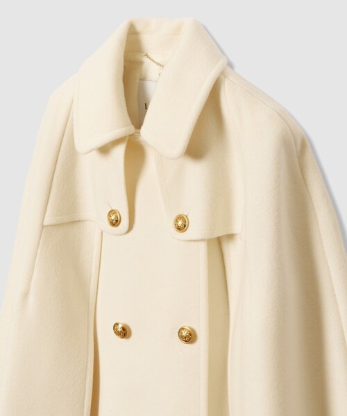 LOULOU WILLOUGHBY】シャルムビーバーケープコート（チェスターコート