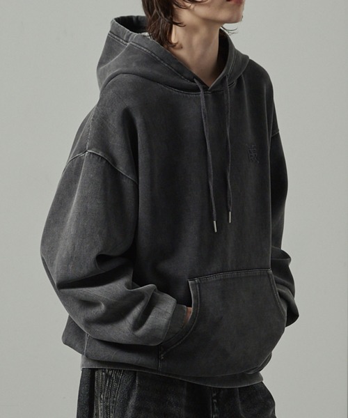 ヴァクトー vaqutaux ザメッシュビッグパーカー　ノアール PCTOKYO