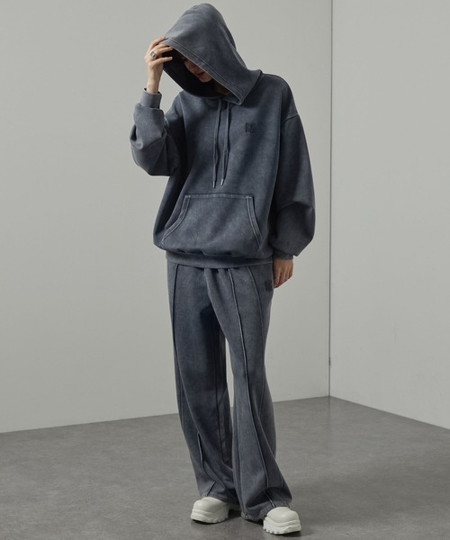 セール】【Alfred Alex】ヴィンテージ加工ケミカルウォッシュ ワン