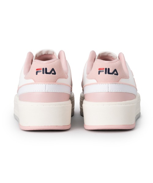 FILA(フィラ)の「FILA COURT FEATHERY V2(スニーカー・レディース・ホワイト×ピンク・24.0cm/25.0cm/23.0cm/22.0cm/26.0cm)」の3枚目の写真