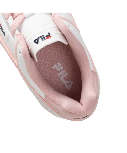 FILA(フィラ)の「FILA COURT FEATHERY V2(スニーカー・レディース・ホワイト×ピンク・24.0cm/25.0cm/23.0cm/22.0cm/26.0cm)」の7枚目の写真