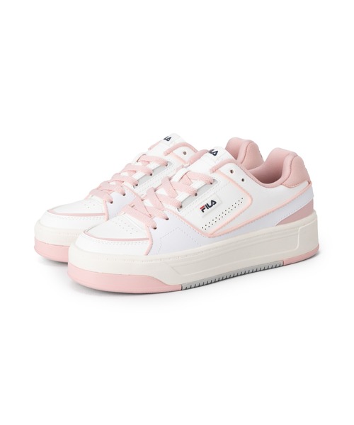 FILA(フィラ)の「FILA COURT FEATHERY V2(スニーカー・レディース・ホワイト×ピンク・24.0cm/25.0cm/23.0cm/22.0cm/26.0cm)」の8枚目の写真