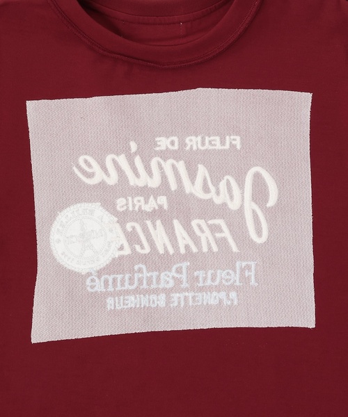 pom ponette junior（ポンポネットジュニア）の「【GOOD PRICE】エッフェルエンブレムロンT（Tシャツ/カットソー・キッズ・ブルーグレー/オフホワイト/エンジ/カラフル・M:150cm/LL(165cm)/S:140cm/L:160cm）」の9枚目の写真