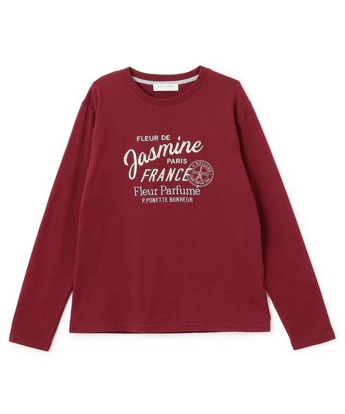 pom ponette junior（ポンポネットジュニア）の「【GOOD PRICE】エッフェルエンブレムロンT（Tシャツ/カットソー・キッズ・ブルーグレー/オフホワイト/エンジ/カラフル・M:150cm/LL(165cm)/S:140cm/L:160cm）」の13枚目の写真