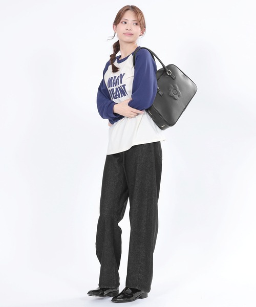 セール】スクエアエンボスデイジー トート（トートバッグ）｜MARY