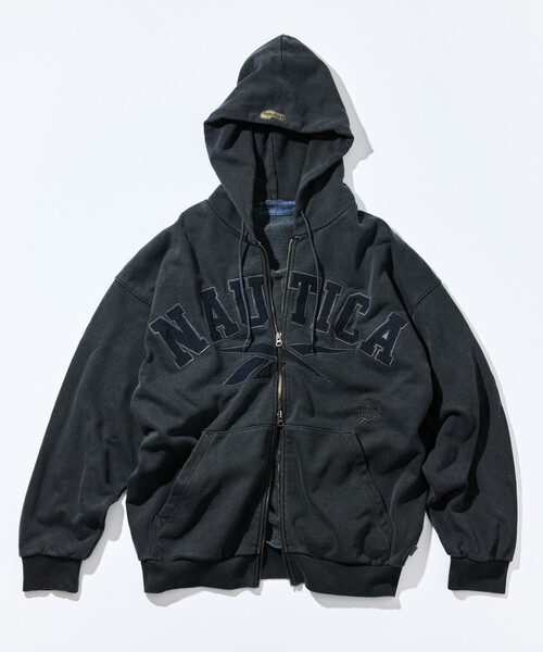 NAUTICA(ノーティカ)の「Reebok×NAUTICA/リーボック×ノーティカ 【Exclusive】アーチロゴ ピグメント ヘビーウェイト ジップアップ フーディー(パーカー・メンズ・イエロー/ネイビー/ブラック/ベージュ・LARGE/X-LARGE/MEDIUM/SMALL)」の5枚目の写真
