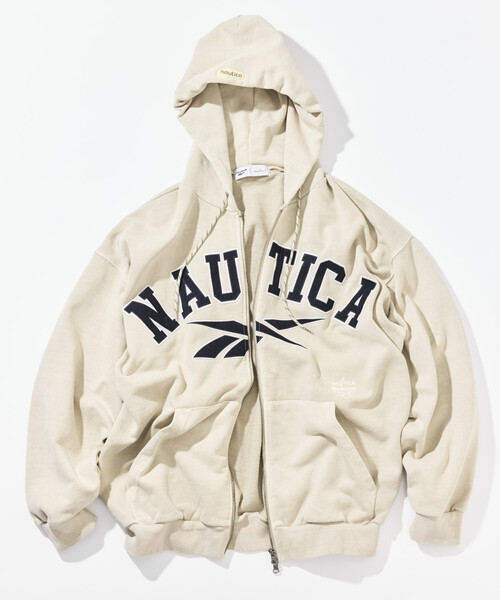 NAUTICA(ノーティカ)の「Reebok×NAUTICA/リーボック×ノーティカ 【Exclusive】アーチロゴ ピグメント ヘビーウェイト ジップアップ フーディー(パーカー・メンズ・イエロー/ネイビー/ブラック/ベージュ・LARGE/X-LARGE/MEDIUM/SMALL)」の14枚目の写真