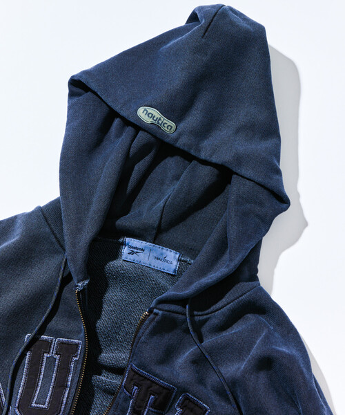 NAUTICA(ノーティカ)の「Reebok×NAUTICA/リーボック×ノーティカ 【Exclusive】アーチロゴ ピグメント ヘビーウェイト ジップアップ フーディー(パーカー・メンズ・イエロー/ネイビー/ブラック/ベージュ・LARGE/X-LARGE/MEDIUM/SMALL)」の19枚目の写真