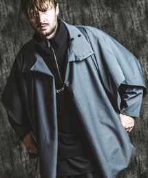 【NO ID.】Multi-Way Layered Cocoon Coat / マルチ ウェイ レイヤード コクーン コート