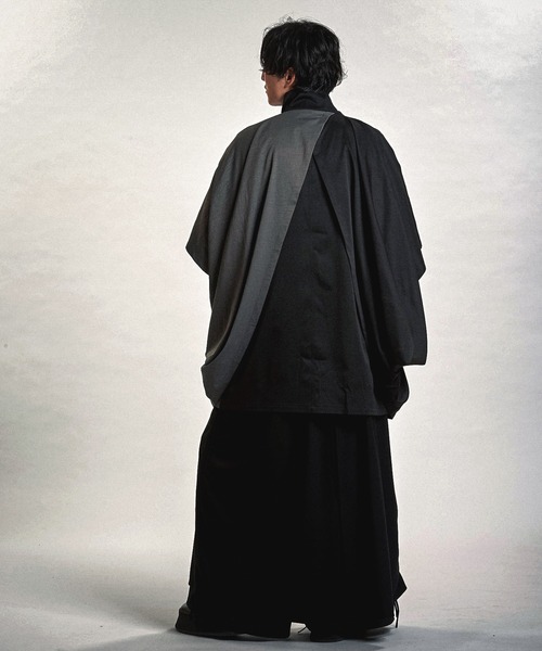 NO ID.（ノーアイディ）の「【NO ID.】Multi-Way Layered Cocoon Coat / マルチ ウェイ レイヤード コクーン コート（その他アウター・メンズ・その他23/ブラック/グレー・ONE SIZE）」の11枚目の写真