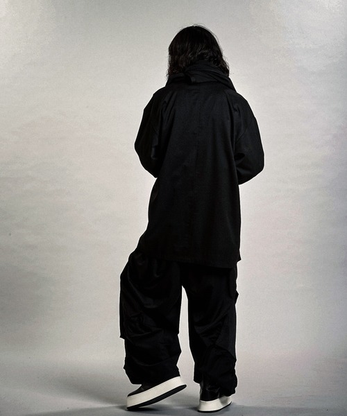 NO ID.（ノーアイディ）の「【NO ID.】Multi-Way Layered Cocoon Coat / マルチ ウェイ レイヤード コクーン コート（その他アウター・メンズ・その他23/ブラック/グレー・ONE SIZE）」の13枚目の写真