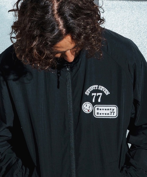 seventy seven（セブンティセブン）の「mj11125-nylon training jacket(25W) スタンドカラージャケット(7725W270)（その他アウター・メンズ・ブラック×ゴールド/ブラック×ホワイト・XL/L/M/S）」の21枚目の写真