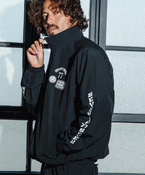 seventy seven（セブンティセブン）の「mj11125-nylon training jacket(25W) スタンドカラージャケット(7725W270)（その他アウター・メンズ・ブラック×ゴールド/ブラック×ホワイト・XL/L/M/S）」の22枚目の写真