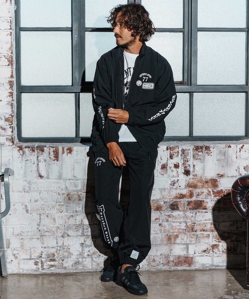 seventy seven（セブンティセブン）の「mj11125-nylon training jacket(25W) スタンドカラージャケット(7725W270)（その他アウター・メンズ・ブラック×ゴールド/ブラック×ホワイト・XL/L/M/S）」の13枚目の写真