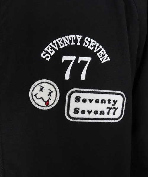 seventy seven（セブンティセブン）の「mj11125-nylon training jacket(25W) スタンドカラージャケット(7725W270)（その他アウター・メンズ・ブラック×ゴールド/ブラック×ホワイト・XL/L/M/S）」の9枚目の写真