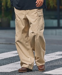 THE CRAFT CREW PRODUCTS | マルチファンクショナル ドローコード ストレッチワイドストレートカーゴパンツ / クイックドライ・イージーケア【THE C RAFT CREW PRODUCTS】(カーゴパンツ)