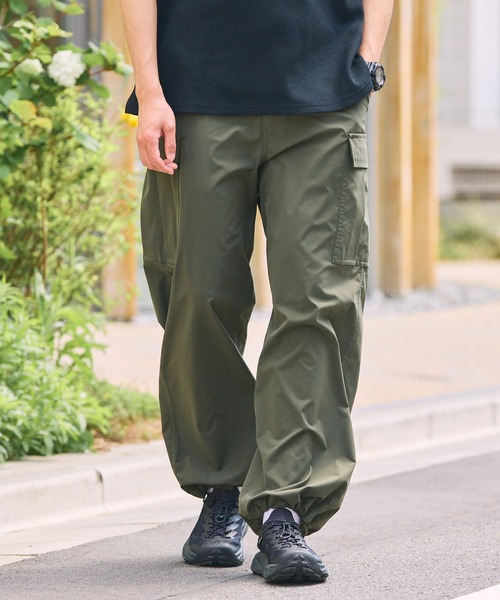 【新品】ロイスクレヨン　ソフトカーゴパンツ マルチファンクショナル ドローコード ストレッチワイドストレート