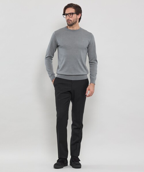 MACKINTOSH LONDON(マッキントッシュ ロンドン)の「14ゲージウォッシャブルウールクルーネックニット(ニット/セーター・メンズ・ネイビー/ブラック/ブルー/ベージュ系その他7/パープル系その他4/グレー系その他・M/L/XL)」の7枚目の写真
