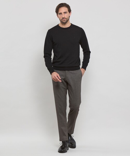 MACKINTOSH LONDON(マッキントッシュ ロンドン)の「14ゲージウォッシャブルウールクルーネックニット(ニット/セーター・メンズ・ネイビー/ブラック/ブルー/ベージュ系その他7/パープル系その他4/グレー系その他・M/L/XL)」の8枚目の写真