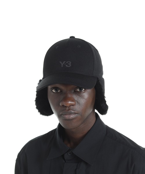 Y-3（ワイスリー）の「Y-3 WINTER CAP（キャップ・メンズ・ブラック×ブラック・LARGE/MEDIUM/SMALL）」の2枚目の写真