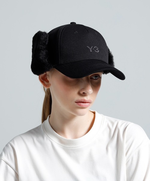 Y-3(ワイスリー)の「Y-3 WINTER CAP(キャップ・メンズ・ブラック×ブラック・LARGE/MEDIUM/SMALL)」の5枚目の写真