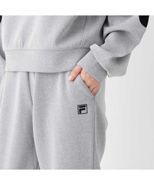 FILA（フィラ）の「JOGGER PANTS（スウェットパンツ・レディース・ホワイト/ピンク/杢グレー・M/XL/L）」の6枚目の写真