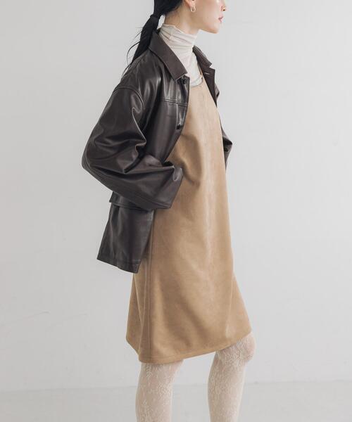 セール】スウェードライクミニワンピース（ワンピース）｜URBAN