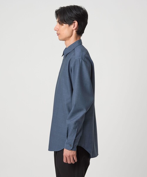 green label relaxing（グリーンレーベルリラクシング）の「TW ポーラー レギュラーカラー シャツ（シャツ/ブラウス・メンズ・コバルトブルー/ダークグリーン・XL/S/L/M）」の21枚目の写真