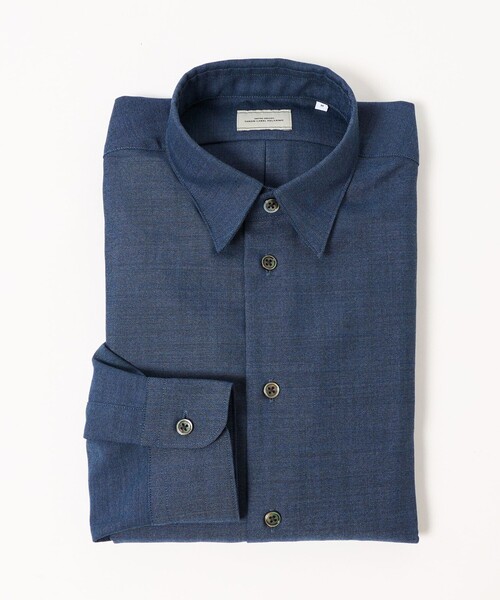 green label relaxing（グリーンレーベルリラクシング）の「TW ポーラー レギュラーカラー シャツ（シャツ/ブラウス・メンズ・コバルトブルー/ダークグリーン・XL/S/L/M）」の13枚目の写真