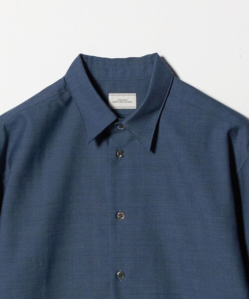 green label relaxing（グリーンレーベルリラクシング）の「TW ポーラー レギュラーカラー シャツ（シャツ/ブラウス・メンズ・コバルトブルー/ダークグリーン・XL/S/L/M）」の10枚目の写真