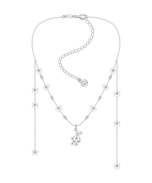 YVMIN(イヴミン)の「GEMSTONE PATCH UP MINI BEAR PENDANT NECKLACE(ネックレス・レディース・シルバー・OS)」の1枚目の写真