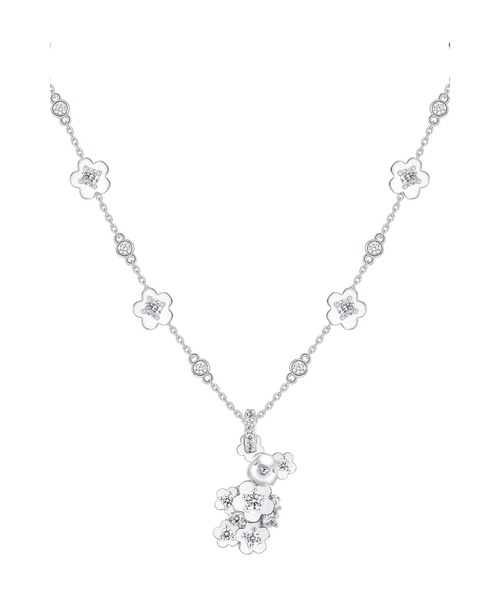 YVMIN(イヴミン)の「GEMSTONE PATCH UP MINI BEAR PENDANT NECKLACE(ネックレス・レディース・シルバー・OS)」の2枚目の写真