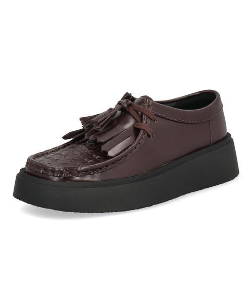 Clarks(クラークス)の「Clarks クラークス TORVIEW W キルトタッセルシューズ(トービューW) 26184948 パープルグレープレザー(モカシン/デッキシューズ・レディース・ブラウン・22.5cm/23.0cm/23.5cm/24.0cm/24.5cm)」の6枚目の写真