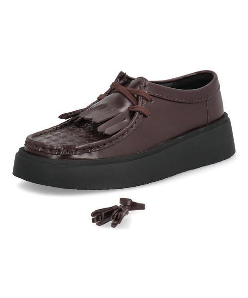 Clarks(クラークス)の「Clarks クラークス TORVIEW W キルトタッセルシューズ(トービューW) 26184948 パープルグレープレザー(モカシン/デッキシューズ・レディース・ブラウン・22.5cm/23.0cm/23.5cm/24.0cm/24.5cm)」の5枚目の写真