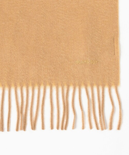 BEAMS BOY（ビームスボーイ）の「【1/15再値下げ】2トーン カシミヤ マフラー（マフラー・レディース・グレー/ベージュ/レッド・ONE SIZE）」の9枚目の写真
