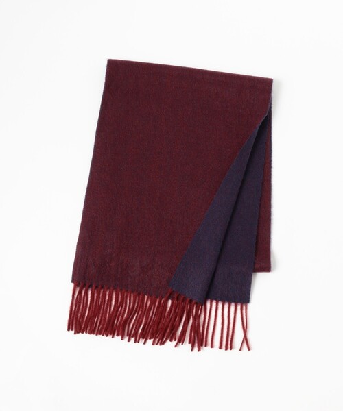 BEAMS BOY（ビームスボーイ）の「【1/15再値下げ】2トーン カシミヤ マフラー（マフラー・レディース・グレー/ベージュ/レッド・ONE SIZE）」の11枚目の写真