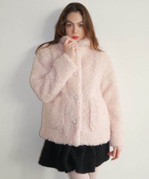 セール】poodle fur jacket（その他アウター）｜HONEY MI HONEY