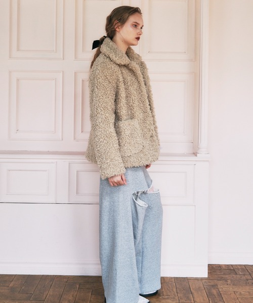 セール】poodle fur jacket（その他アウター）｜HONEY MI HONEY