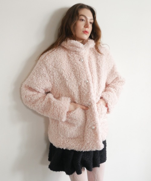 セール】poodle fur jacket（その他アウター）｜HONEY MI HONEY