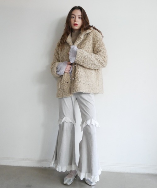 セール】poodle fur jacket（その他アウター）｜HONEY MI HONEY