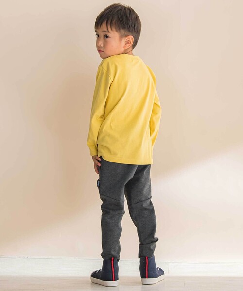 Noeil aime BeBe（ノイユエイムベベ）の「ストレッチポンチジョガーパンツ（その他パンツ・キッズ・グレー/ネイビー・120cm/130cm/90cm/110cm/100cm）」の7枚目の写真