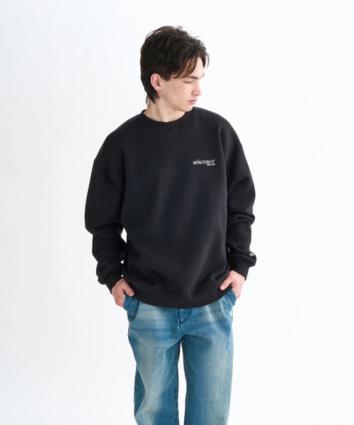 ELEMENT(エレメント)の「ELEMENT メンズ NEW YORK CREW トレーナー 【2025年秋冬モデル】/エレメントバックプリントクルーネックスウェットトレーナー(スウェット・メンズ・ブラック/ホワイト系その他/ブラック系その他・MEDIUM/X-LARGE/LARGE)」の11枚目の写真