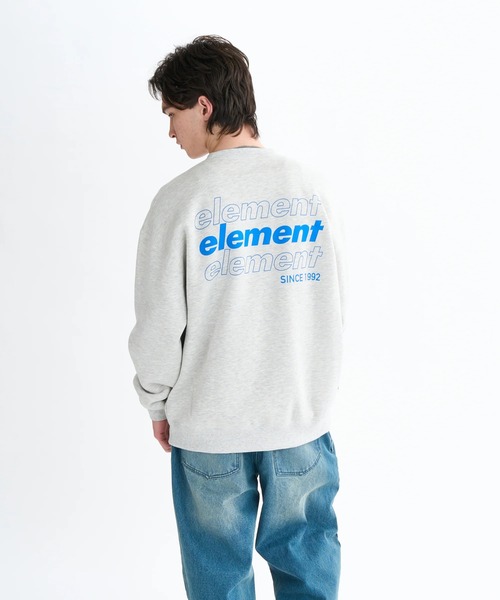 ELEMENT(エレメント)の「ELEMENT メンズ NEW YORK CREW トレーナー 【2025年秋冬モデル】/エレメントバックプリントクルーネックスウェットトレーナー(スウェット・メンズ・ブラック/ホワイト系その他/ブラック系その他・MEDIUM/X-LARGE/LARGE)」の19枚目の写真