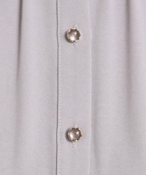 ITS'DEMO（イッツデモ）の「【手洗い可】前開きブラウス（シャツ/ブラウス・レディース・グレー/アイボリー/ベビーピンク/ブラック系・00）」の15枚目の写真