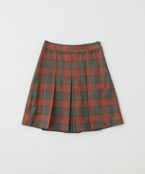Lamrof(ラムロフ)の「LAMROF / ラムロフ NEUTRAL TUCKED SKIRT(スカート・レディース・ブラック/レッド/ブルー系その他・FREE)」の3枚目の写真