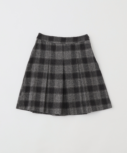 Lamrof(ラムロフ)の「LAMROF / ラムロフ NEUTRAL TUCKED SKIRT(スカート・レディース・ブラック/レッド/ブルー系その他・FREE)」の1枚目の写真