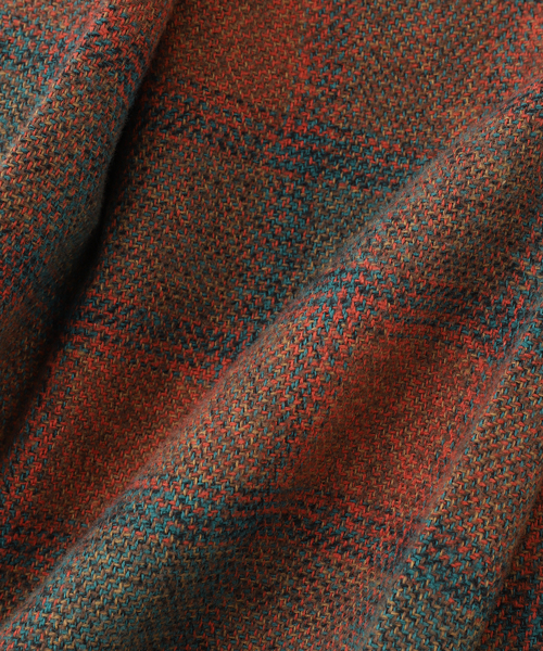 Lamrof(ラムロフ)の「LAMROF / ラムロフ NEUTRAL TUCKED SKIRT(スカート・レディース・ブラック/レッド/ブルー系その他・FREE)」の9枚目の写真