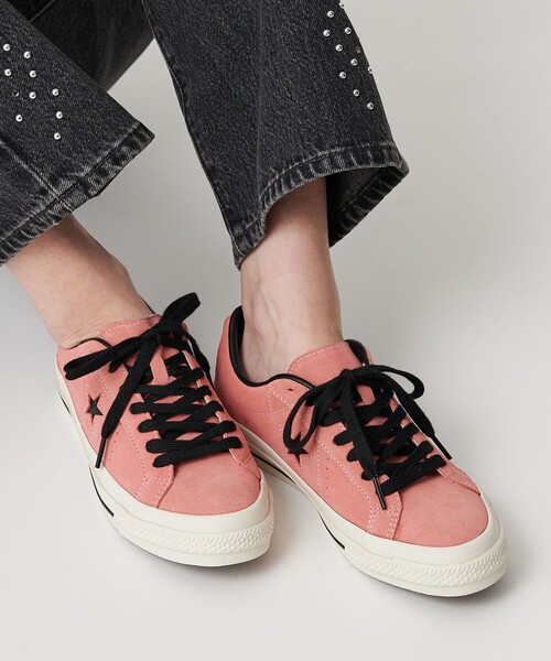 CONVERSE(コンバース)の「<CONVERSE>ONE STRA SUEDE ピンク/スニーカー(スニーカー・レディース・ピンク・23cm/24.5cm/23.5cm/25cm/24cm)」の1枚目の写真